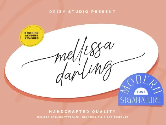 Mellissa Darling font