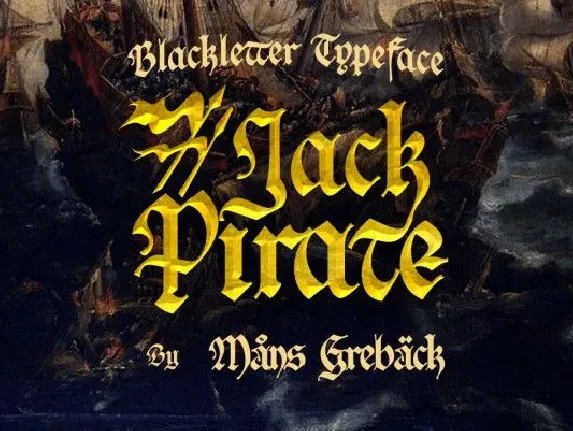 Jack Pirate font