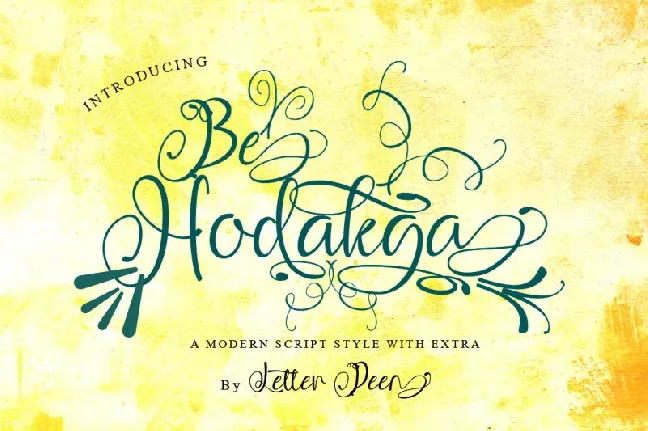 Be Hodakga Modern Script font