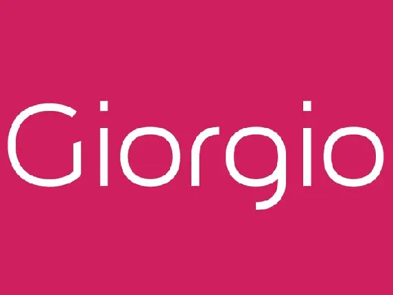 Giorgio Family font