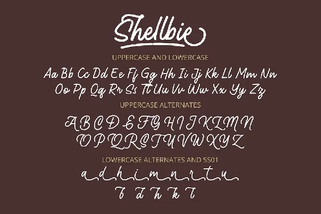 Shellbie font