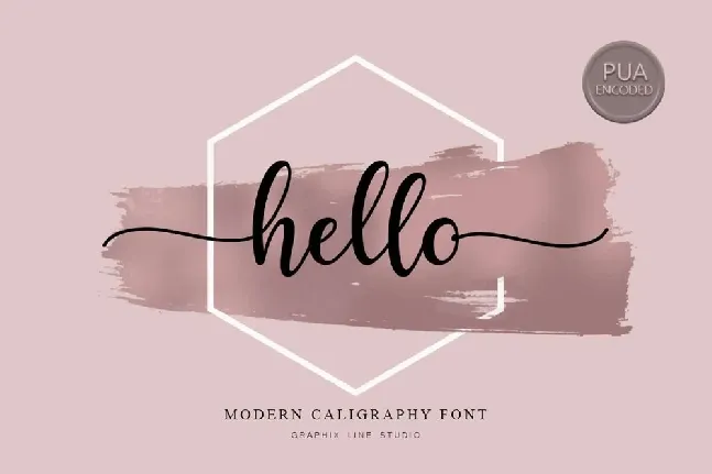 Hello font