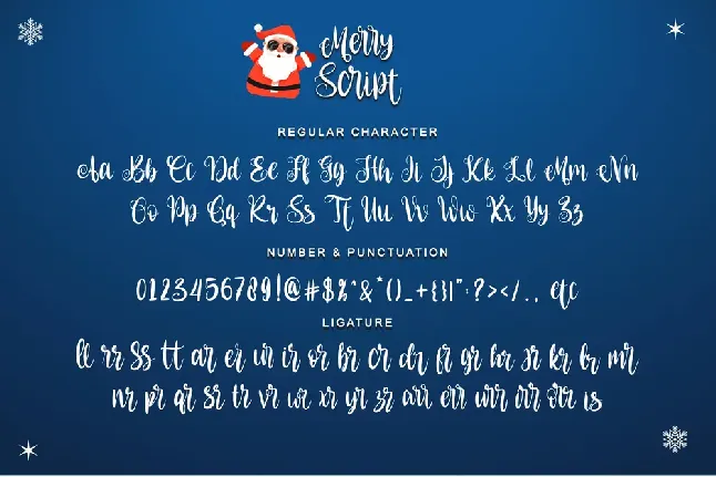 Merry Script-Personal use font