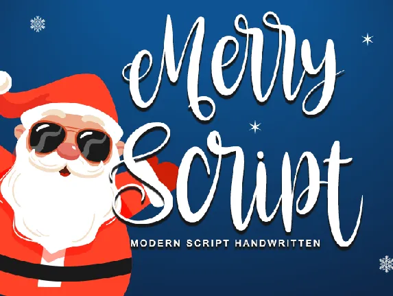 Merry Script-Personal use font