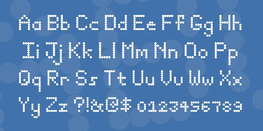 dotty font