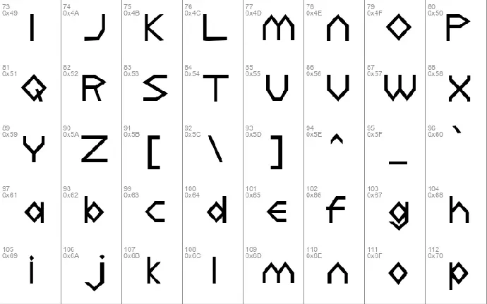 Dulethia font