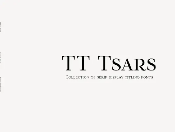 TT Tsars Family font