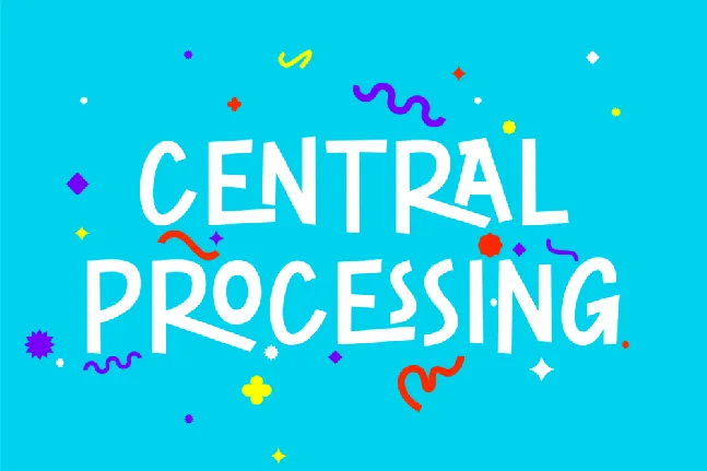 Central Processing font