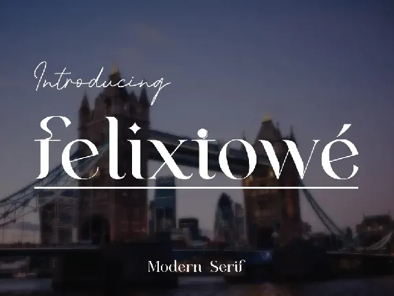 Felixtowe font