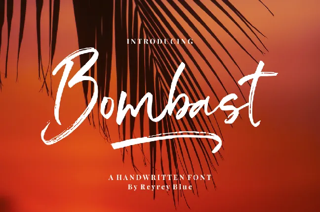 Bombast font