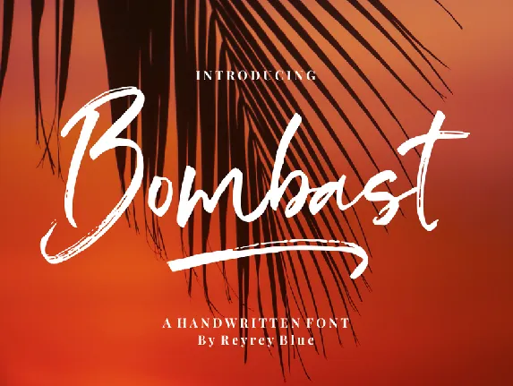 Bombast font