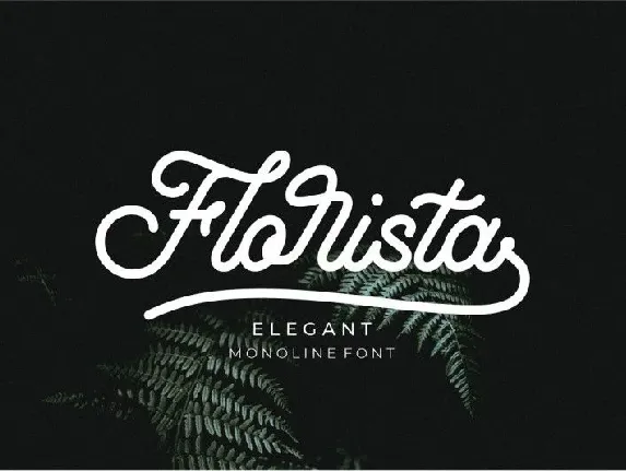 Florista Script font