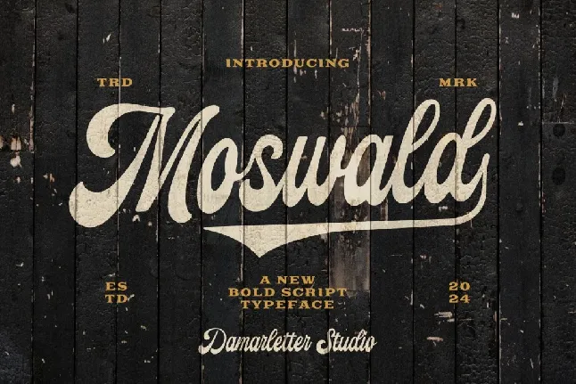 Moswald font