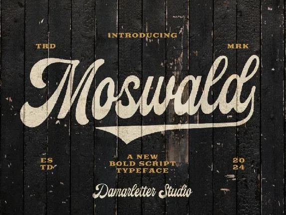 Moswald font