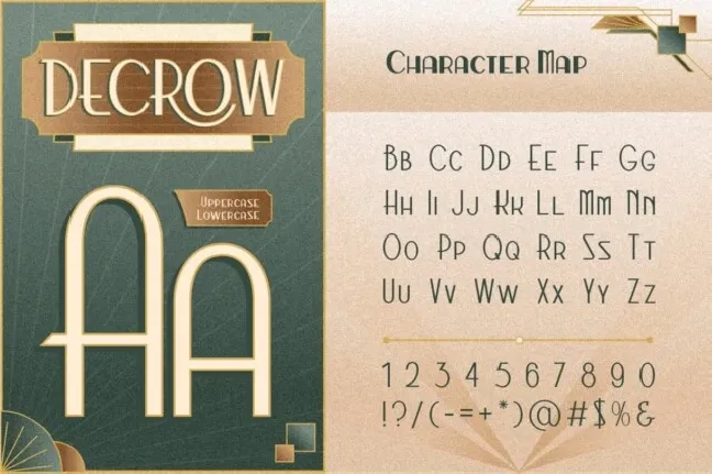 Decrow font