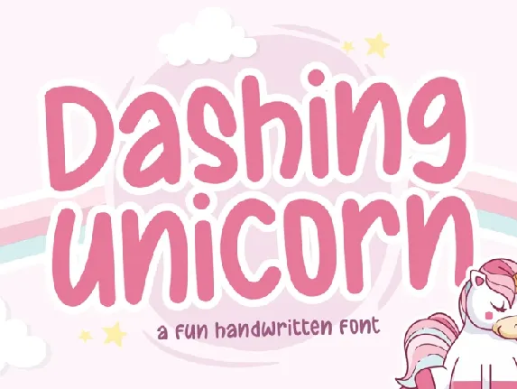 Dashing Unicorn font