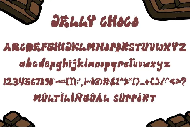 Jelly Choco font