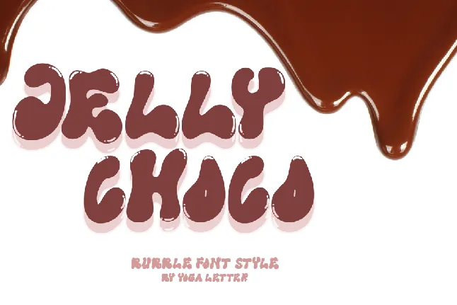 Jelly Choco font