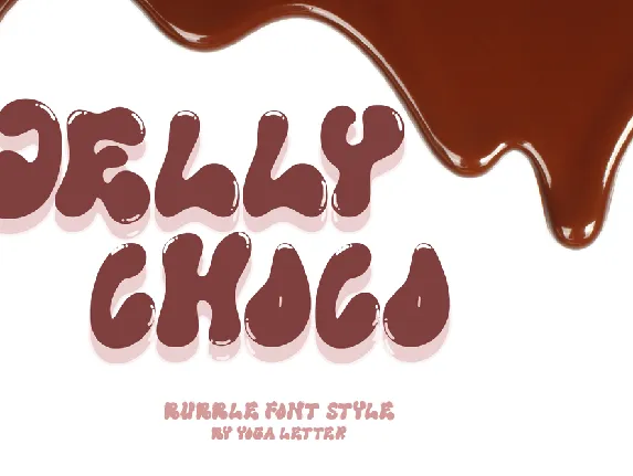 Jelly Choco font