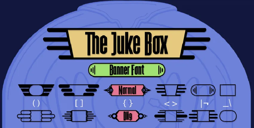 The Juke Box font