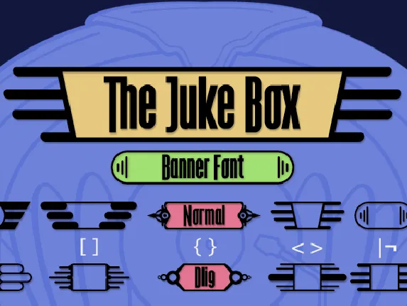 The Juke Box font