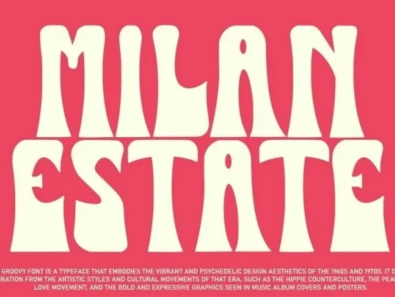 Milan Estate font