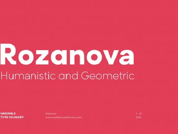 Rozanova font