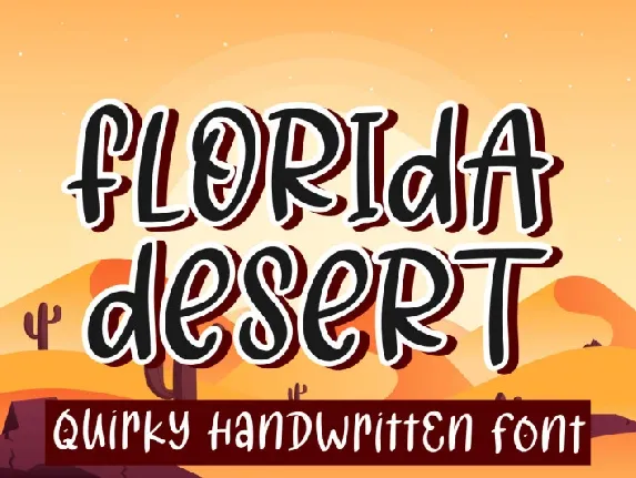 Florida Desert font