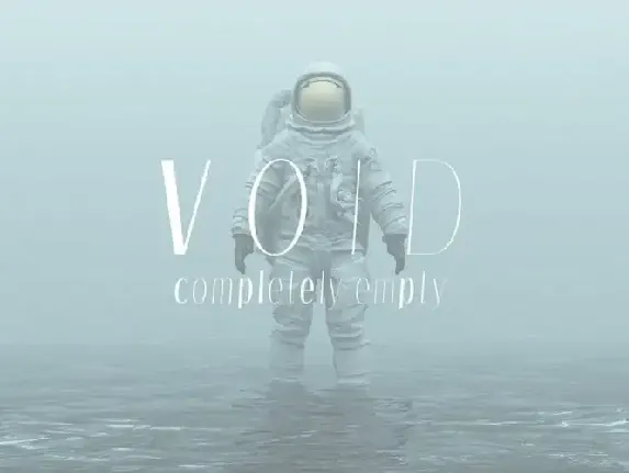 VOID Sans Serif font