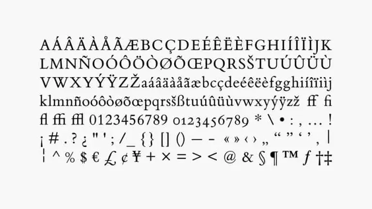 XETBook Serif font