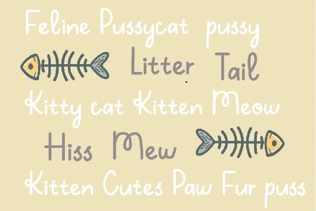 Kitty Cutes font