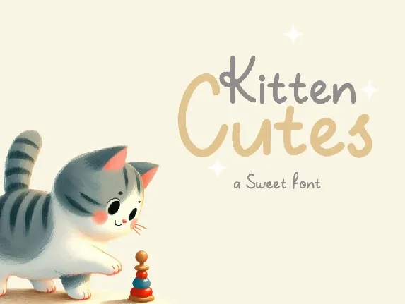 Kitty Cutes font