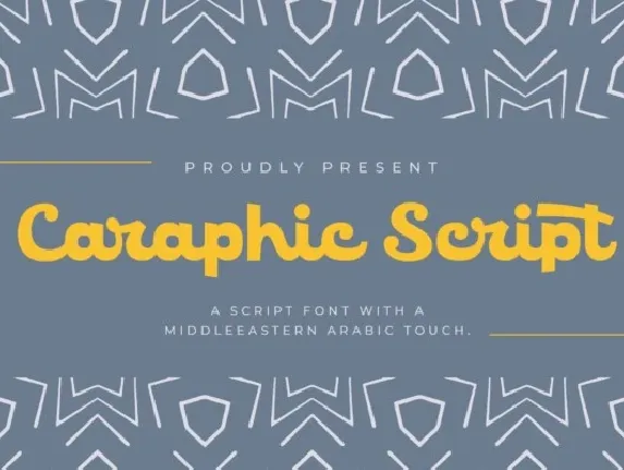 Caraphic Script font