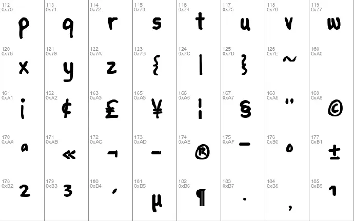 Gapstown font