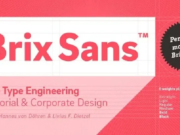 Brix Sans Family font