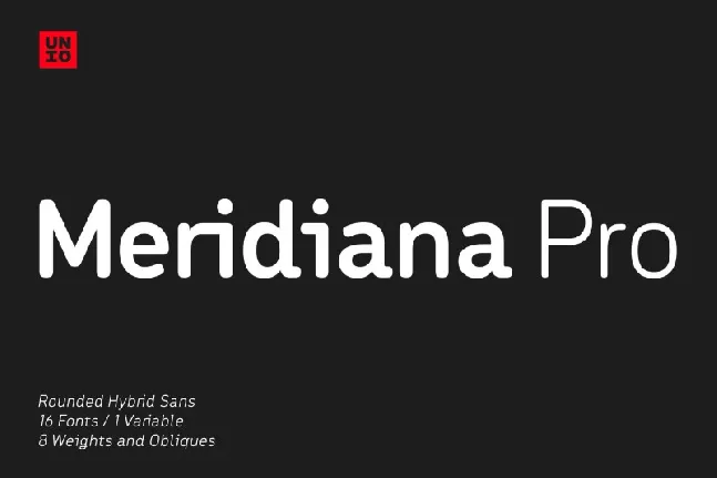 Meridiana Pro Family font