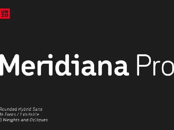 Meridiana Pro Family font