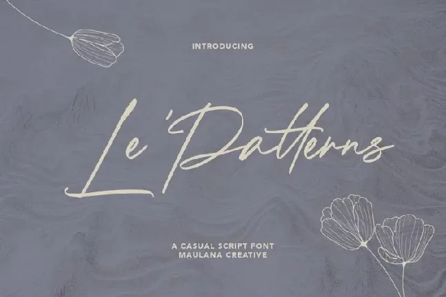 Le Patterns font