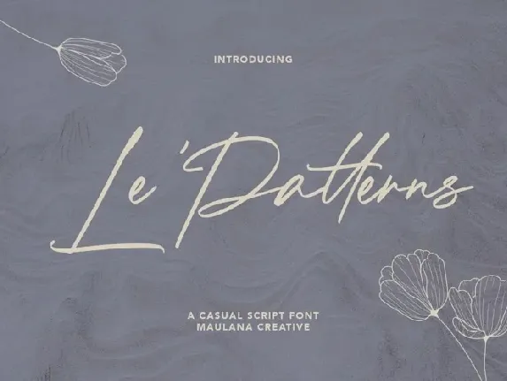 Le Patterns font