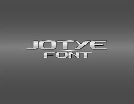 Jotye font