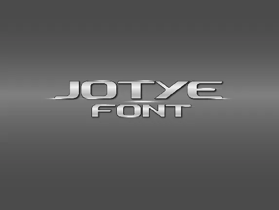 Jotye font