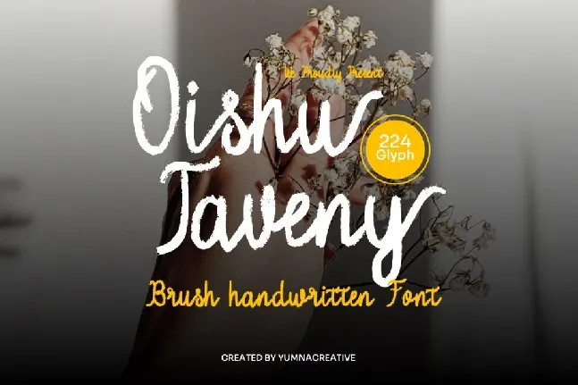 Oishu Taveny font