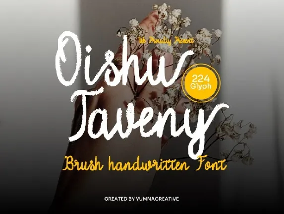 Oishu Taveny font