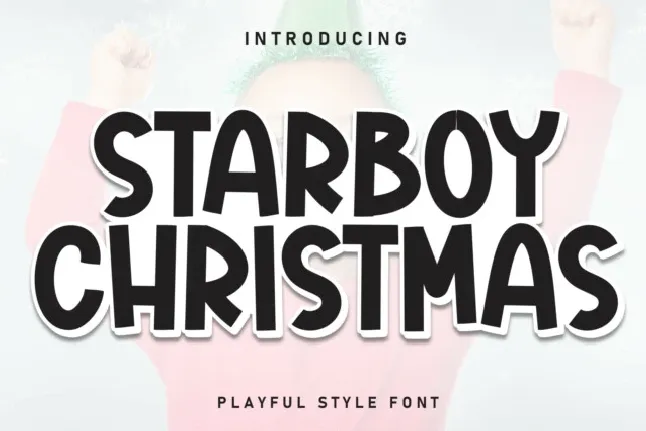 Starboy Christmas Display font