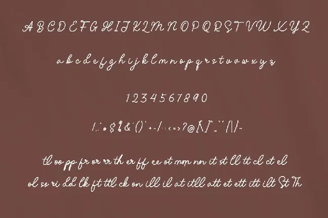 Moonlit font