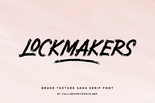 Lockmakers Demo font