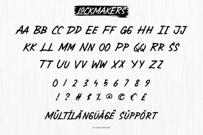 Lockmakers Demo font