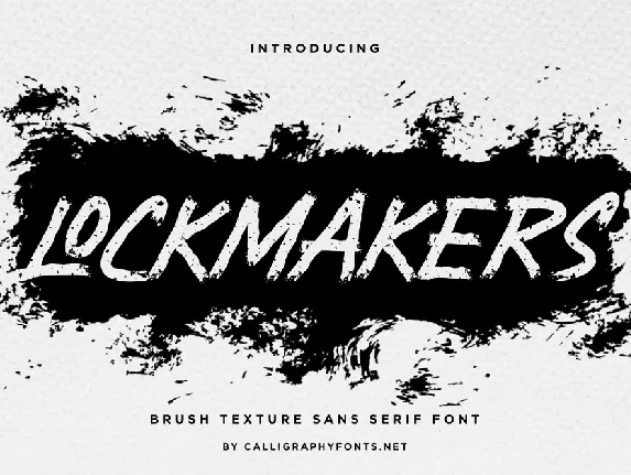 Lockmakers Demo font