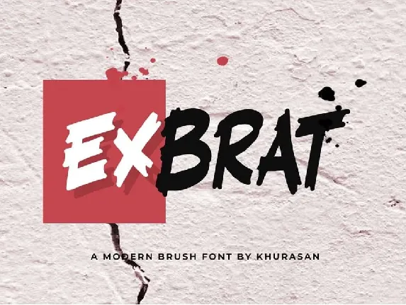 Exbrat font