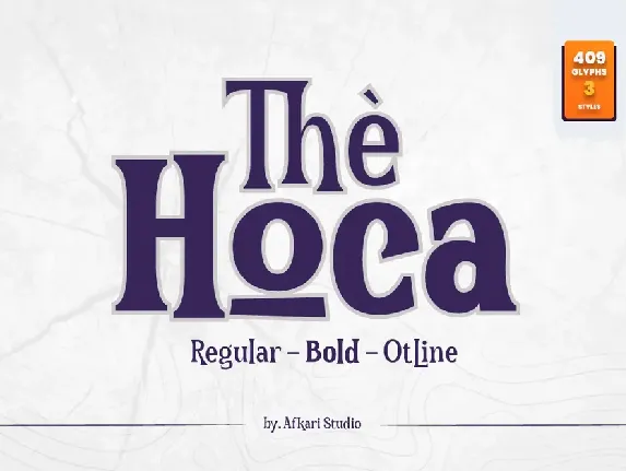 The Hoca font